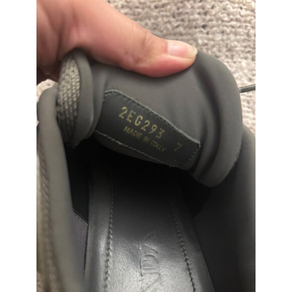 Prada Cloudbust Thunder Sneakers Size 7 Gray Lug Sole Made In Italy - Picture 4 of 6